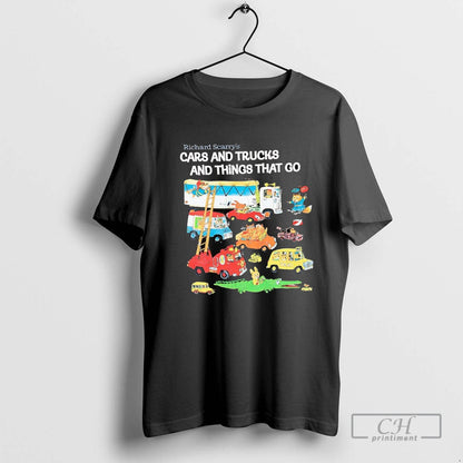 Richard Scarrys Cars And Trucks And Things That Go Tank Top Premium