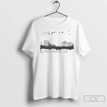 Roma Invicta T Shirts TShirt Retro Style