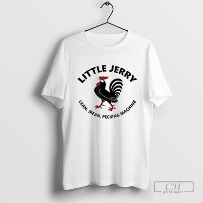 Rooster Little Jerry Lean Mean Pecking Machine Long Sleeve Vintage