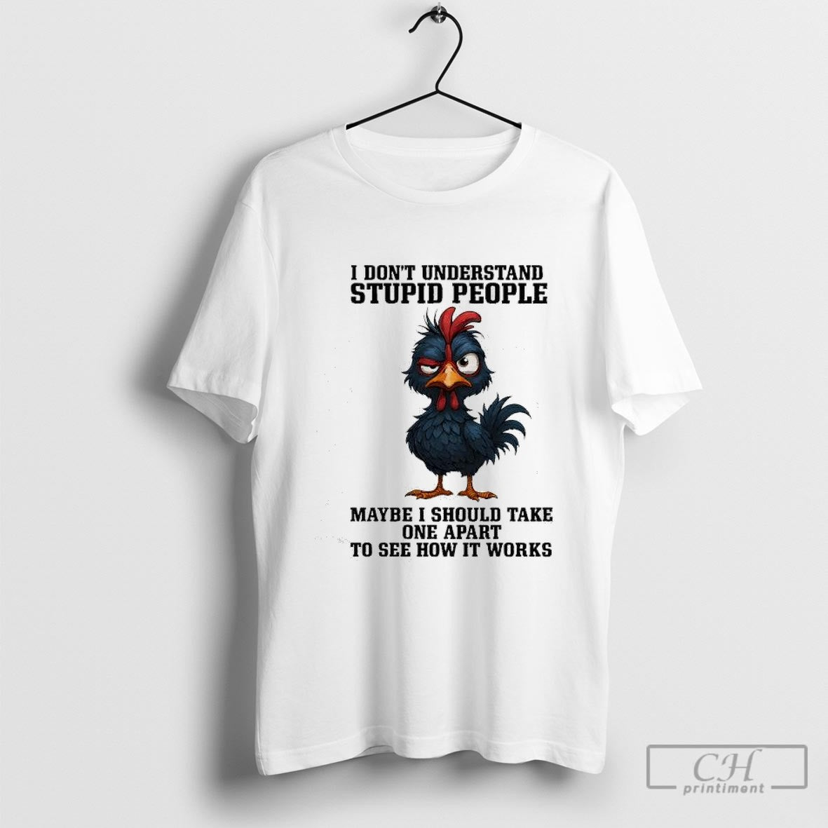 Rooster Wink I Dont Understand Stupid People Maybe I Should Take One