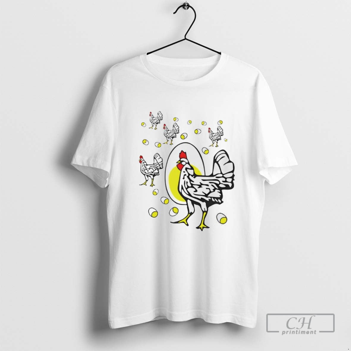 Roseanne Conner Chicken Sweatshirt Authentic Art