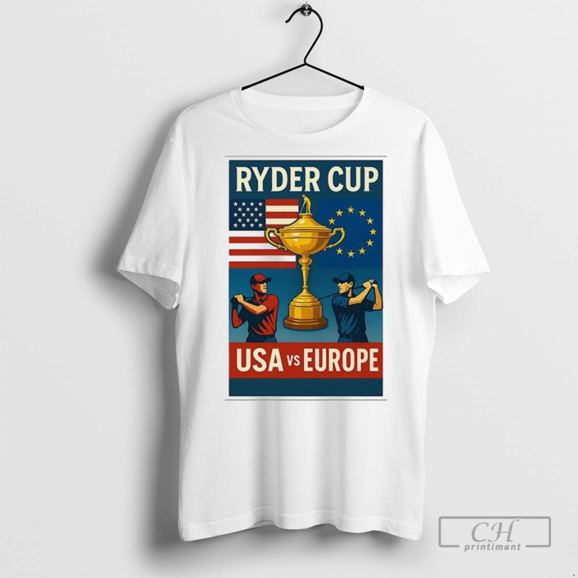 Ryder Cup 2025 Usa Vs Europe Comic T Shirts Sweatshirt Modern Style