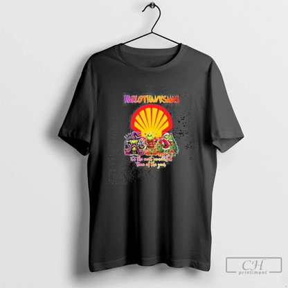 Shell Logo Hallothanksmas Grinch Its Most Wonderful Time Year Long