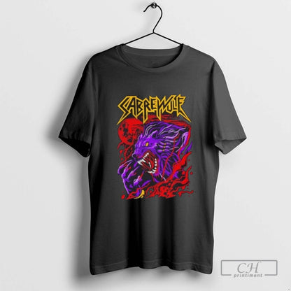 Sabrewolf Bloody Moon Rampage Long Sleeve Vintage Style