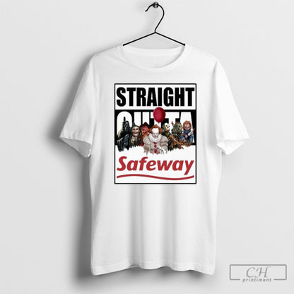 Safeway Straight Outta Horror Film Halloween Tee Authentic Apparel
