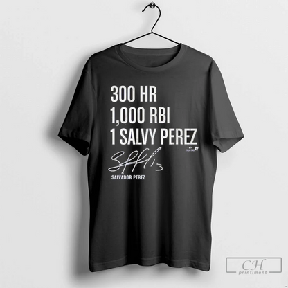 Salvador Perez 300 Homers 1000 Rbi Tank Top Vintage Apparel