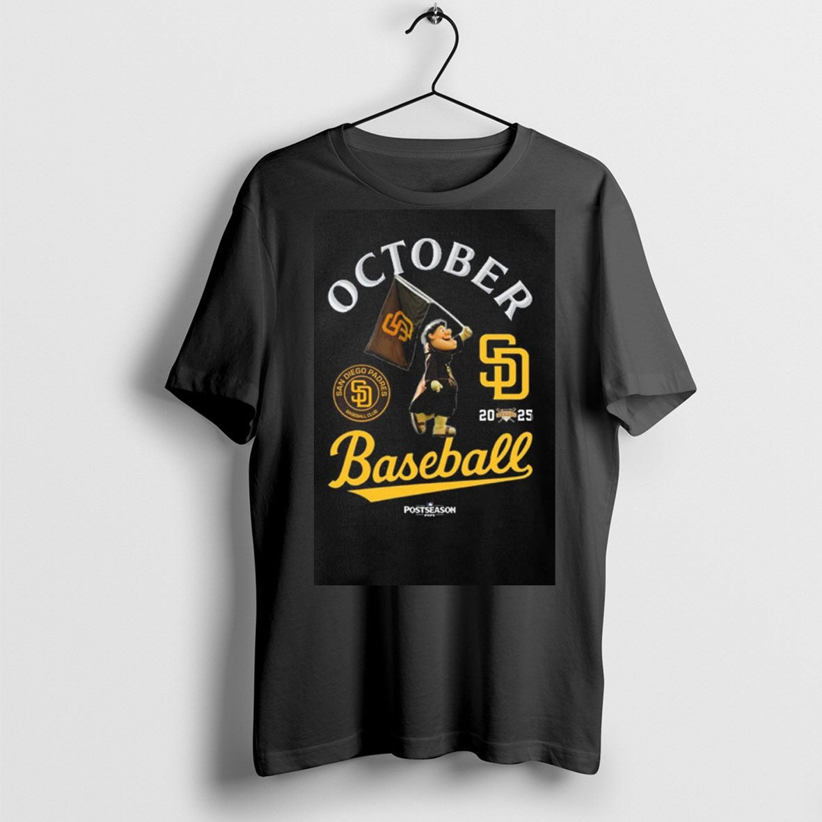 San Diego Padres Mascot October Baseball 2025 Postseason Shirt
