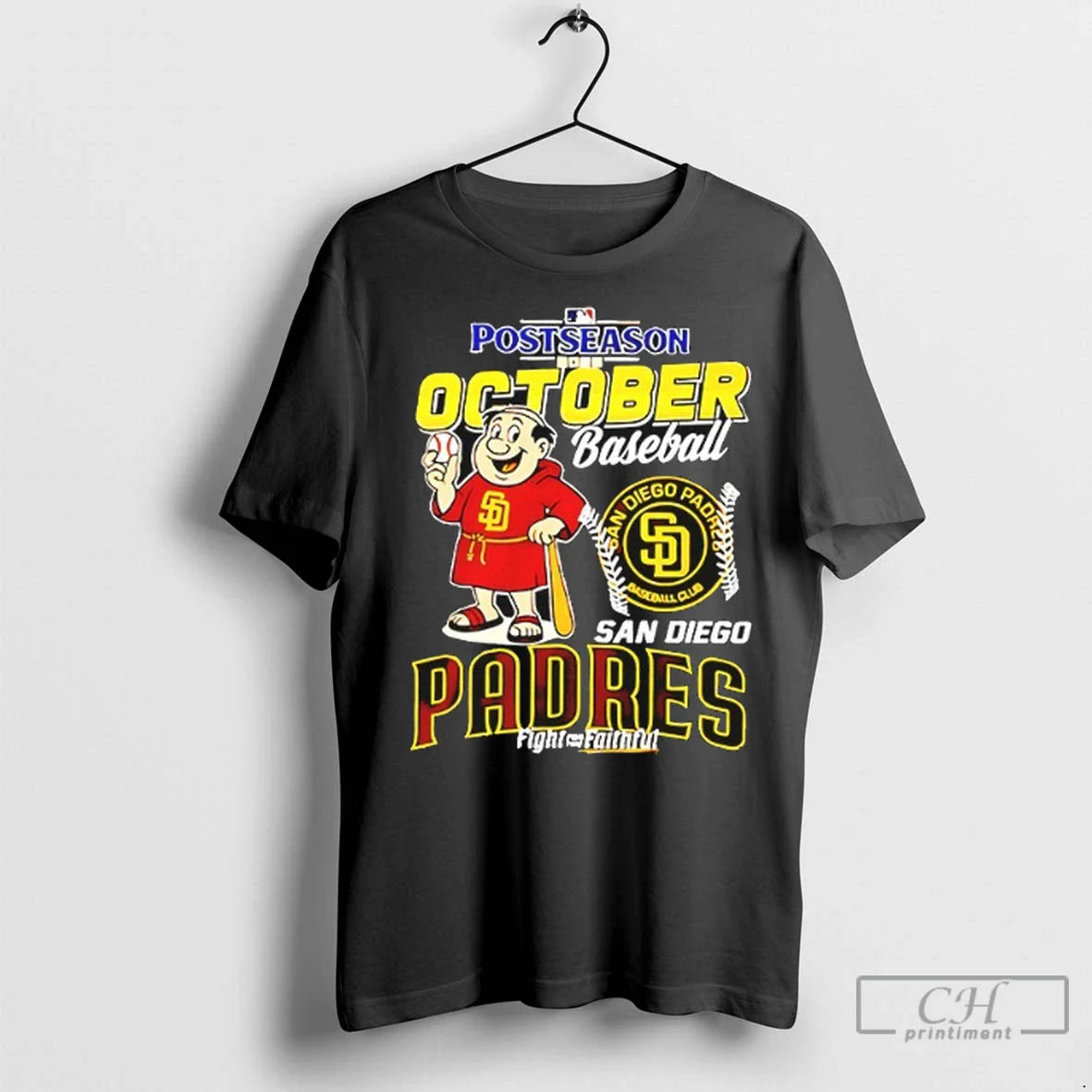 San Diego Padres Postseason October Baseball Fight Faithful Mascot