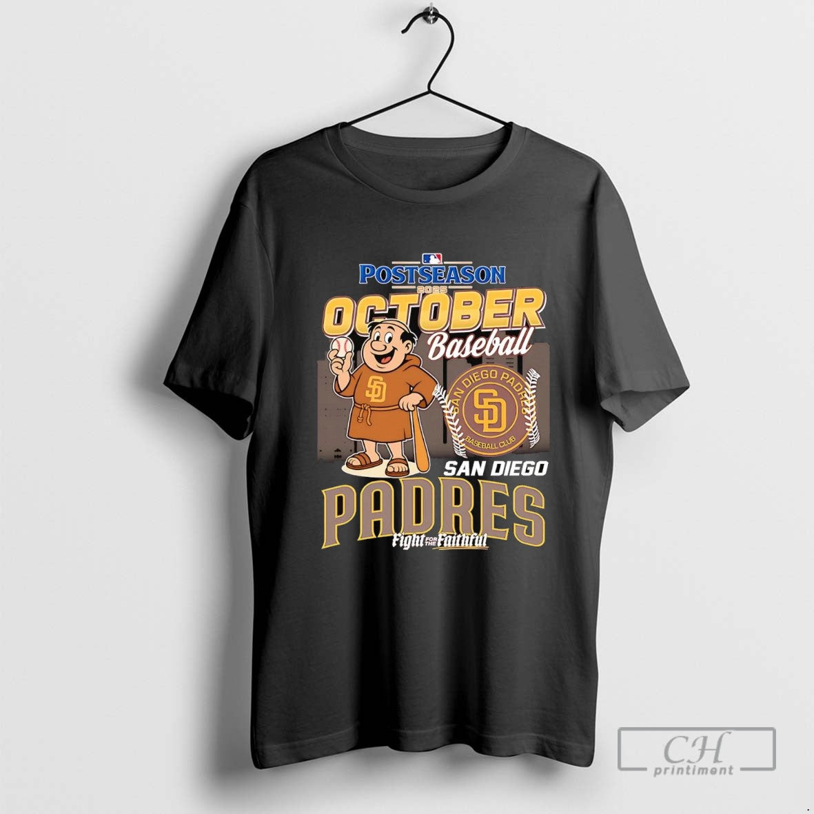 San Diego Padres Fight Faithful 2025 Postseason Shirt Exclusive Style