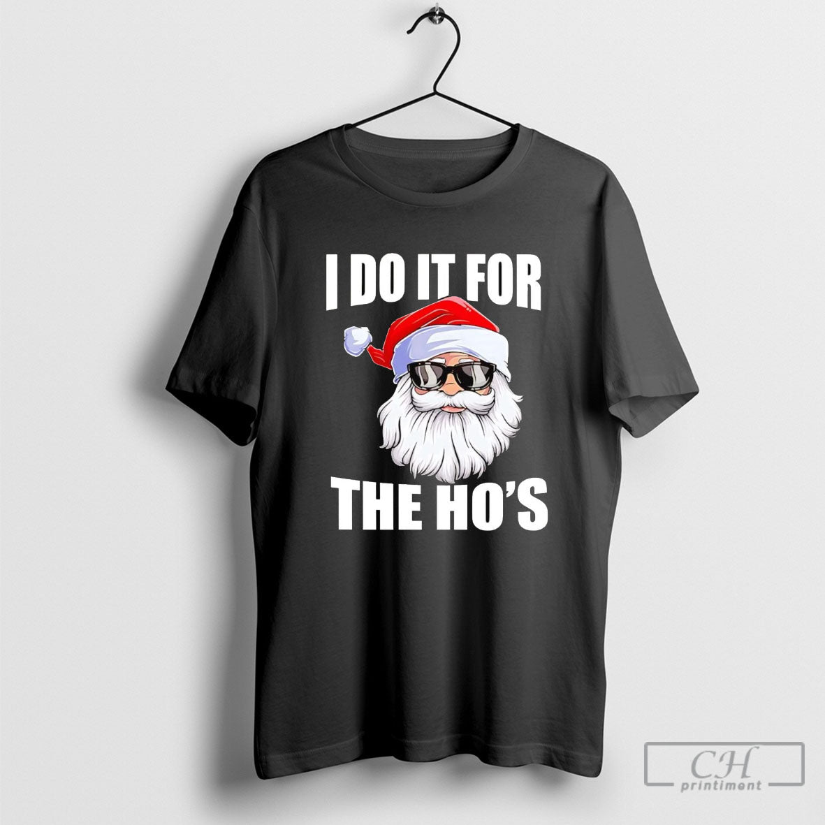 Santa Claus I Do It Hos Long Sleeve Classic Art