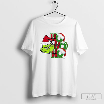 Santa Grinch Ho Ho Ho TShirt Classic Collection