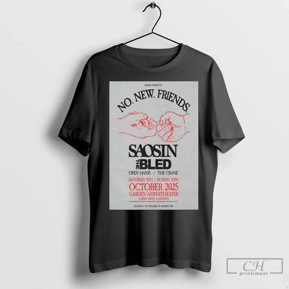 Saosin October 11 12 2025 Garden Amp Shows Long Sleve T Shirts Tee