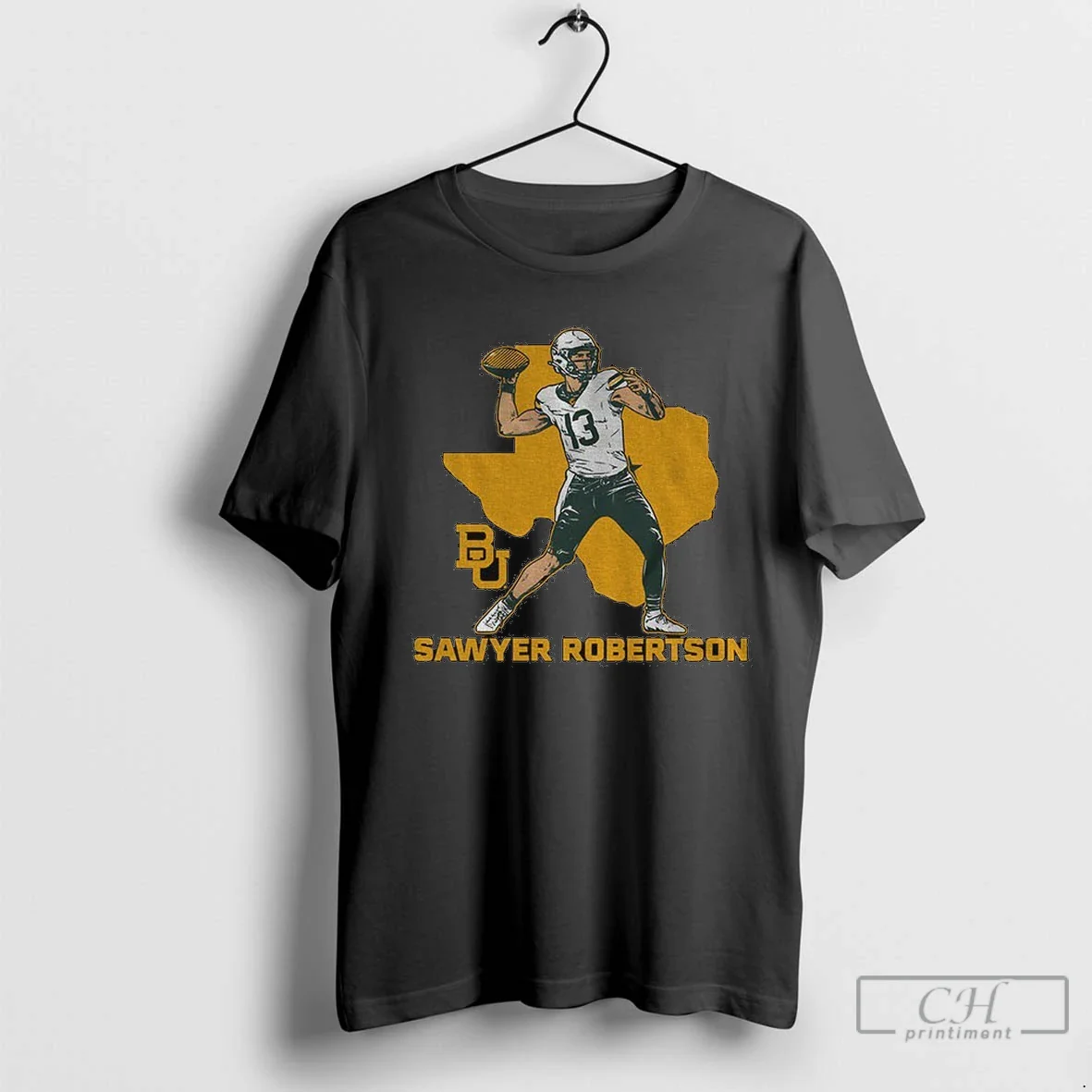 Sawyer Robertson State Star Baylor Bears Football 2025 Sweatshirt