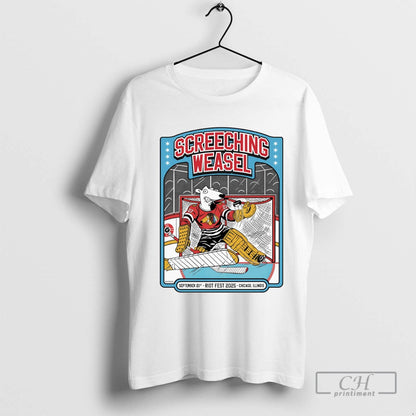 Screeching Weasel Chicago Hockey Tank Top Stylish Style