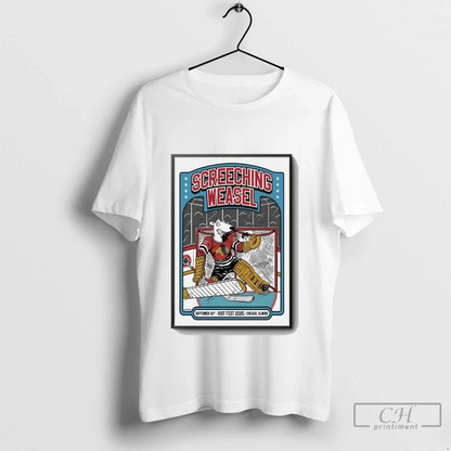 Screeching Weasel Sep 21 2025 Chicago Il Riot Fest 2025 Hoodie