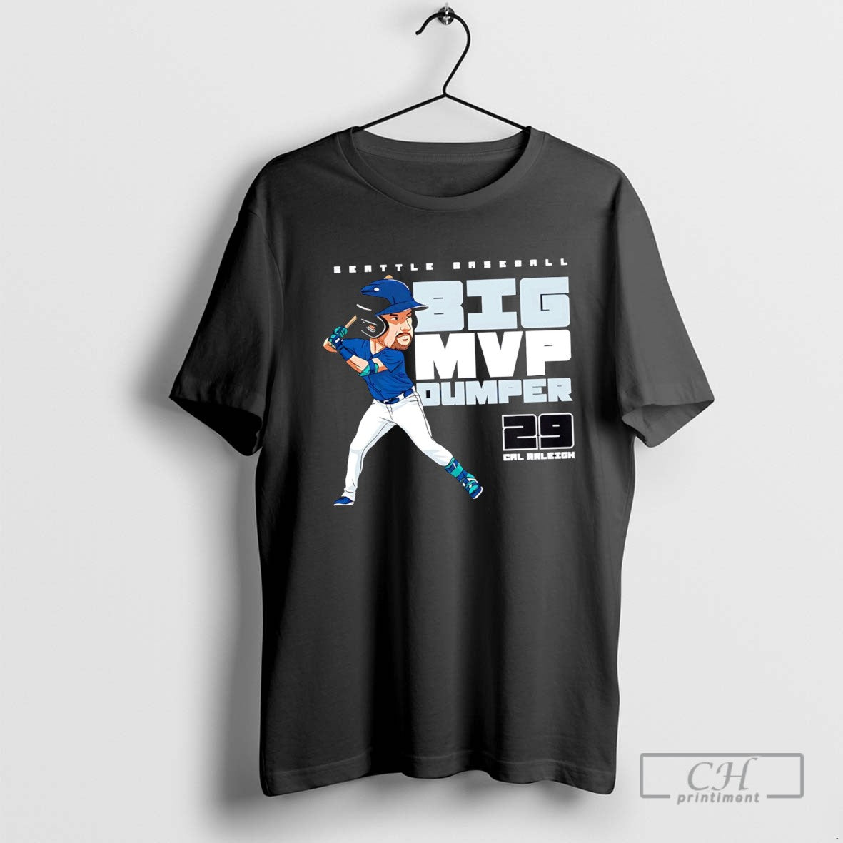 Seattle Baseball Big Mvp Dumper 29 Cal Raleigh Baseball Player
