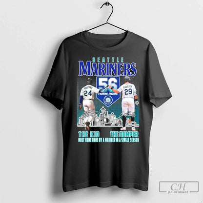 Seattle Mariners Griffey X Raleigh Dumper Most Home Runs Mariner