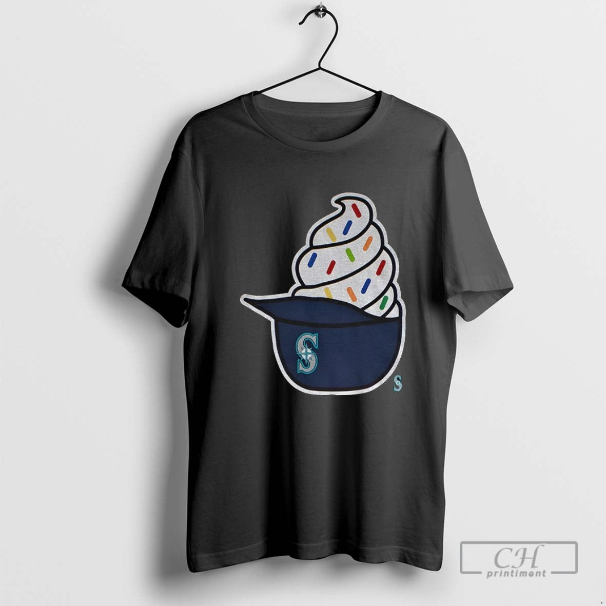 Seattle Mariners Ice Cream Baseball Mlb 2025 Long Sleeve Elegant Merch