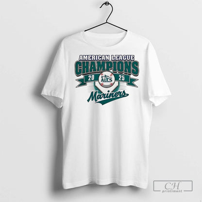 Seattle Mariners Baseball American League Champions Champions 2025 T