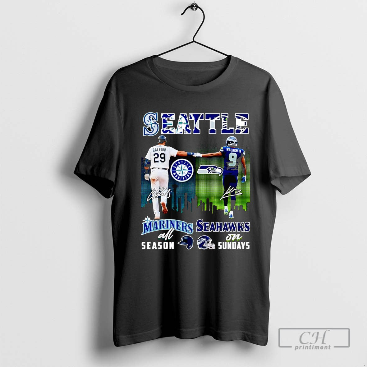 Seattle Raleigh And Walker Iii Mariners All Season Seahawks Sundays