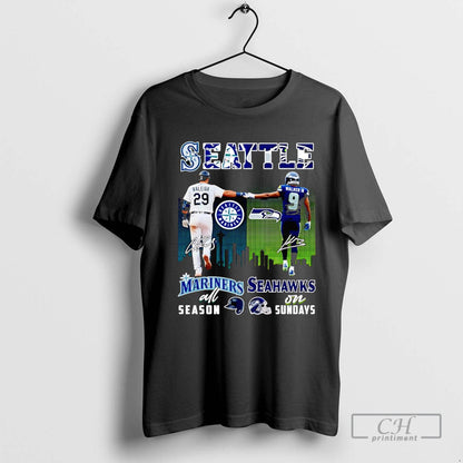 Seattle Raleigh And Walker Iii Mariners All Season Seahawks Sundays