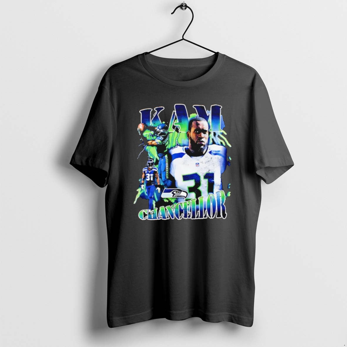 Seattle Seahawks Kam Chancellor Legend T Shirts Tee Trendy Art