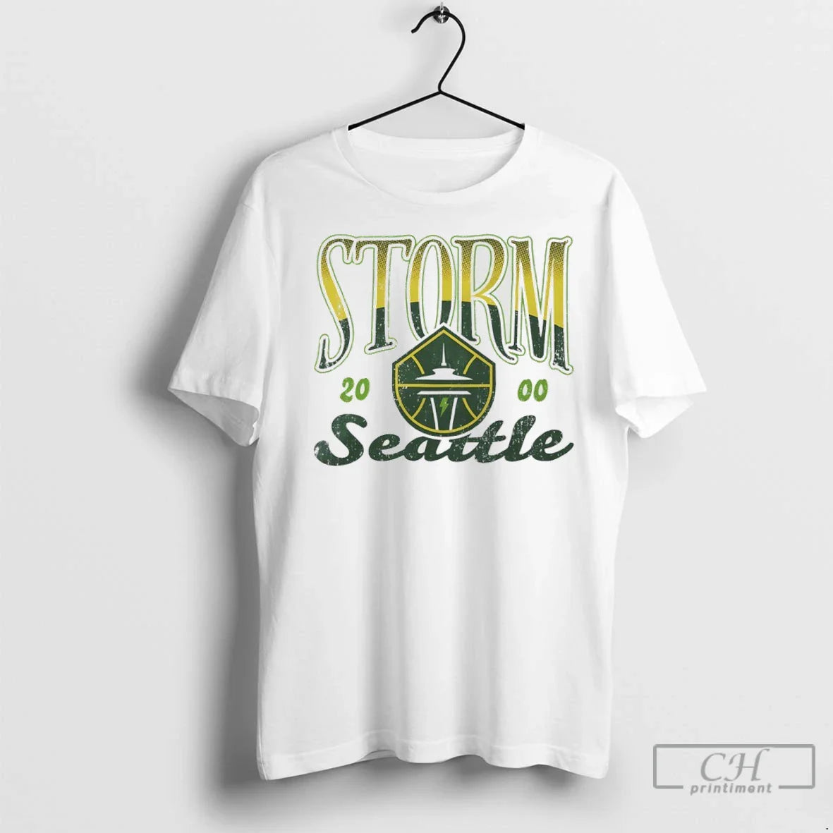 Seattle Storm Basketball Wnba 2000 T Shirts Long Sleeve Elegant