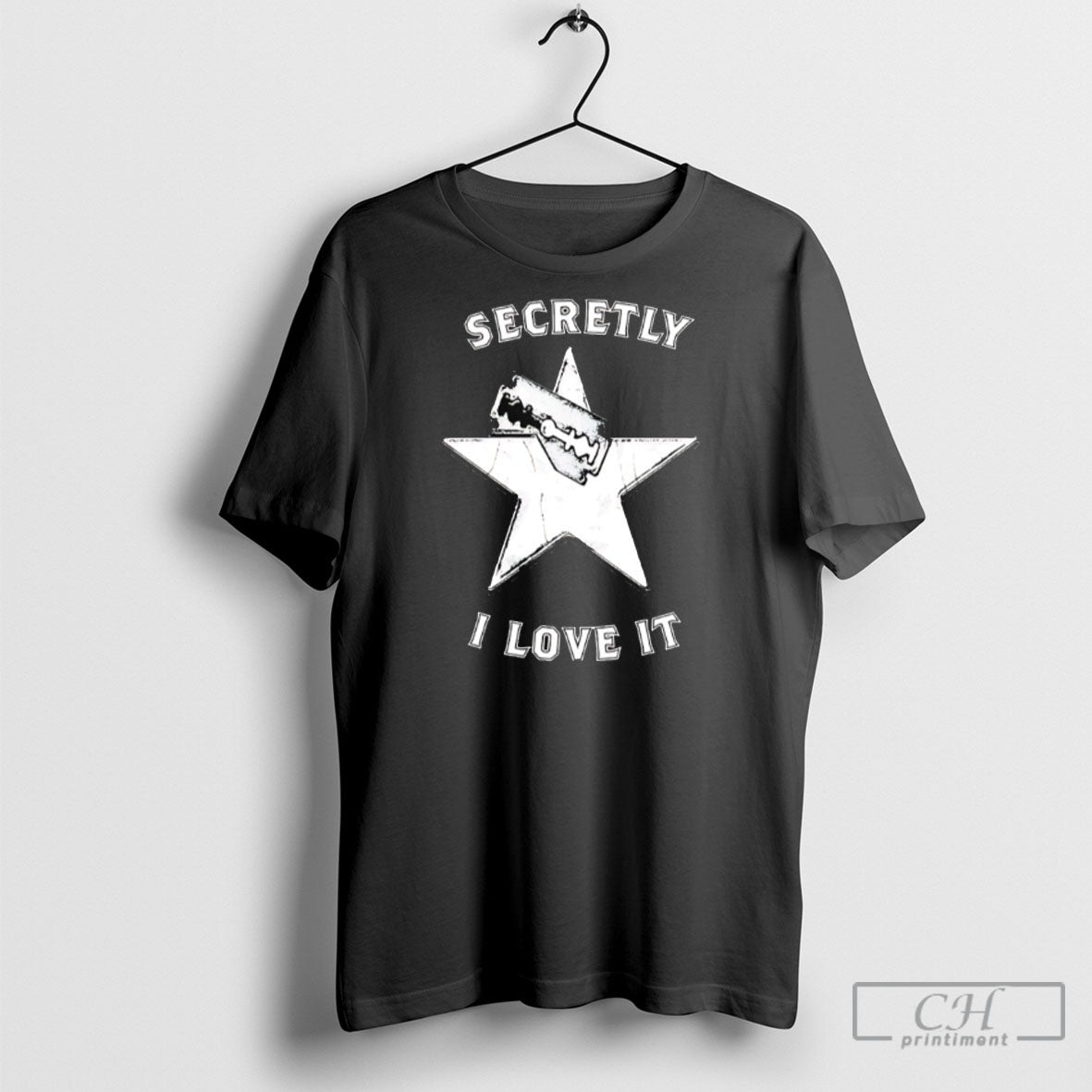 Secretly I Love It Star Shirt Premium Outfit