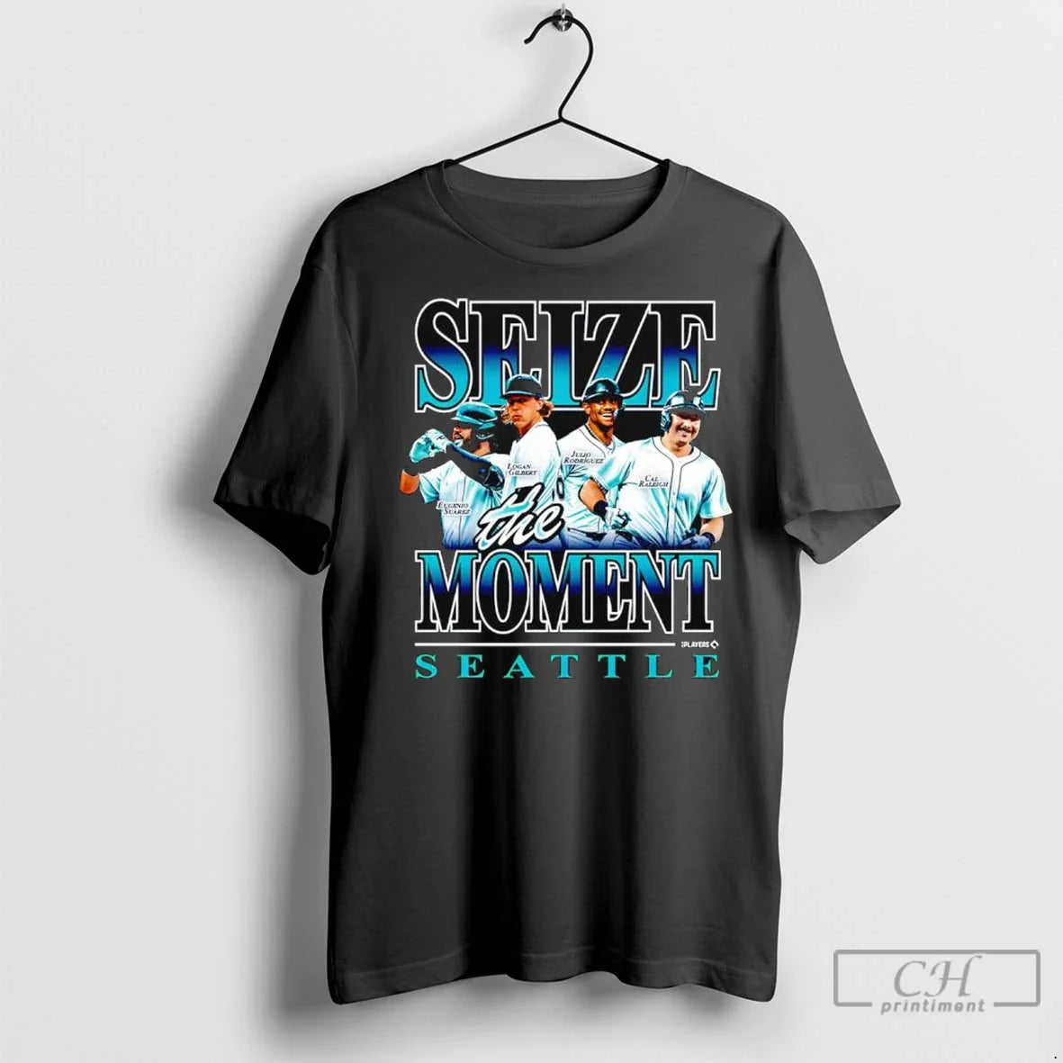 Seize Moment Seattle Mariners Eugenio Suarez Logan Gilbert Julio