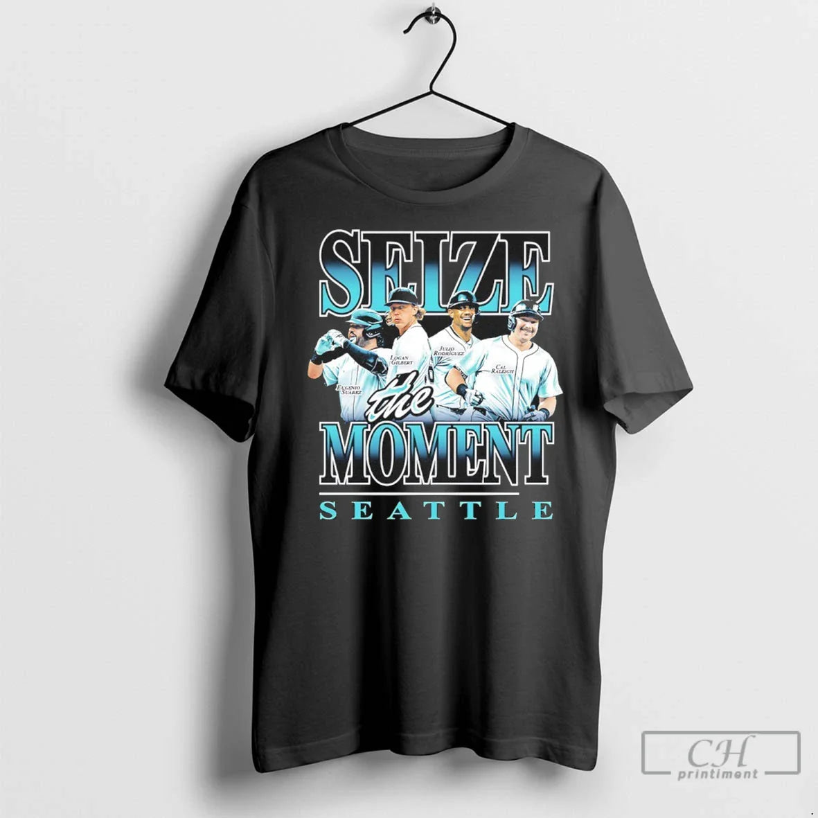 Seize Moment Seattle Suarez Gilbert Rodriguez And Raleigh T Shirts