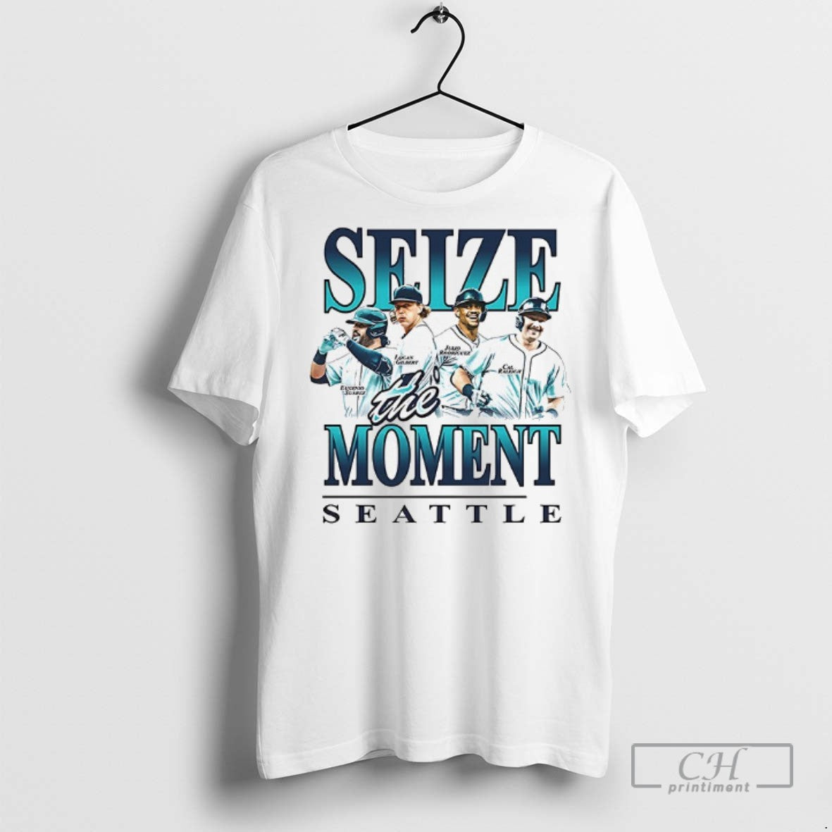 Seize Moment Seattle Mariners T Shirts Shirt Exclusive Art
