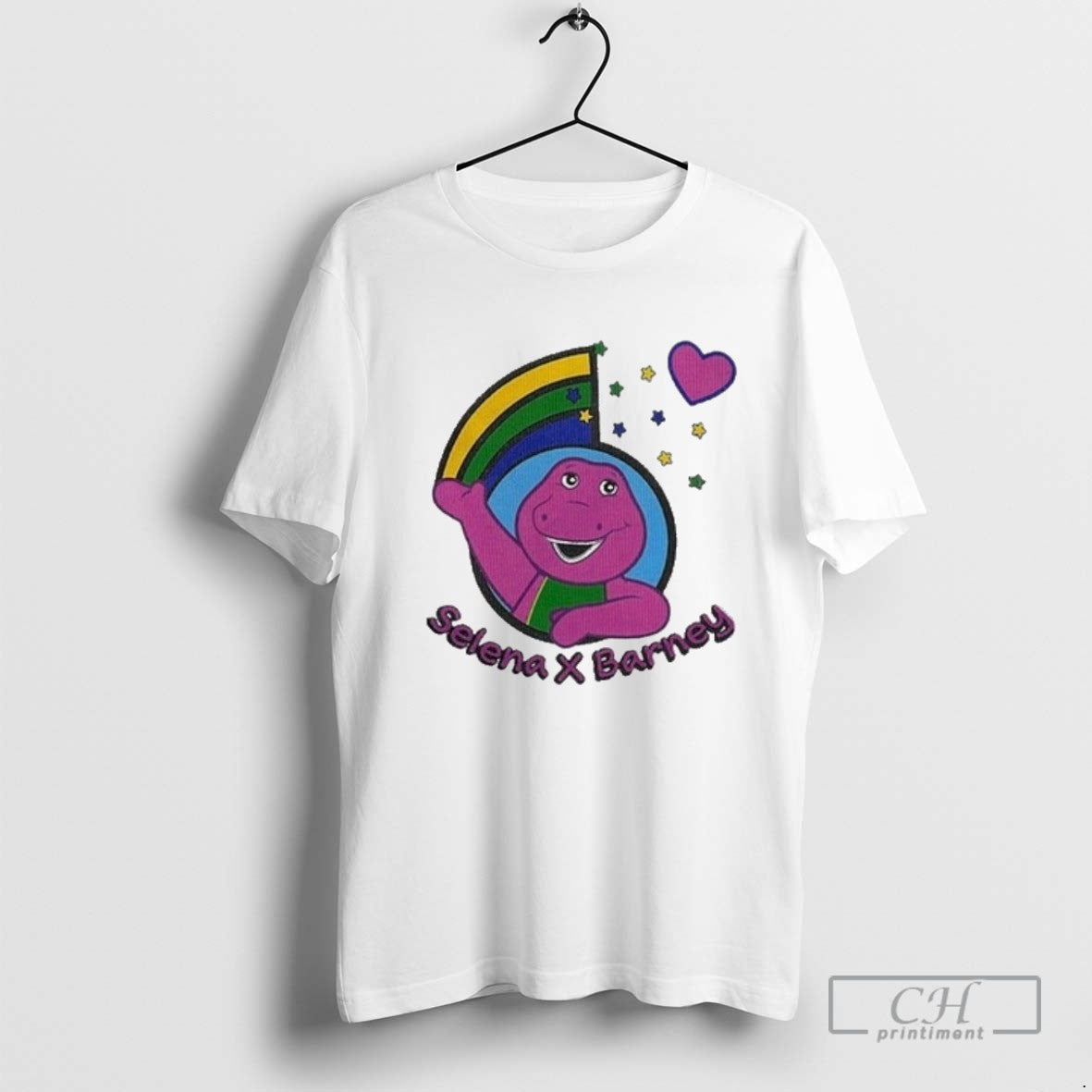 Selena Gomez Barney X Selena Rainbow Hoodie Premium Outfit