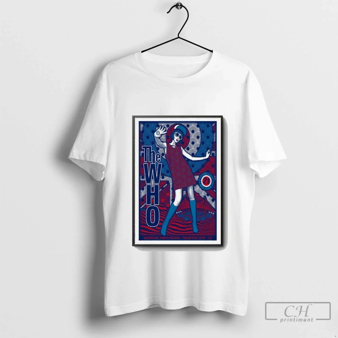 Sep 21 2025 Who Shoreline Amphitheatre Mountain View Ca Tee Classic