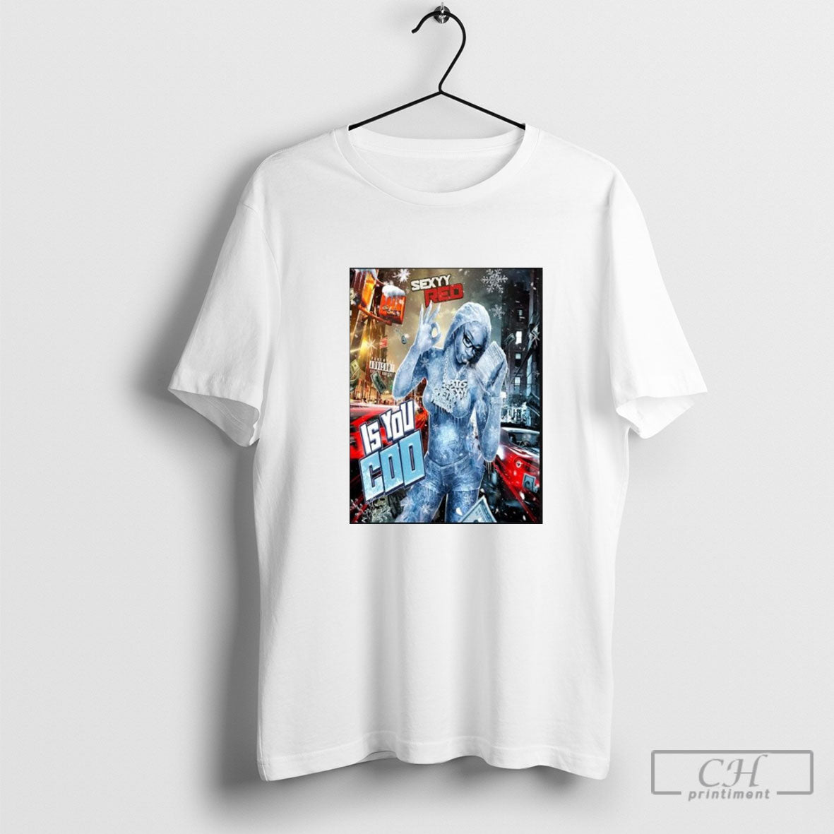 Sexyy Red Is You Coo Single Cover Long Sleeve Trendy Collection