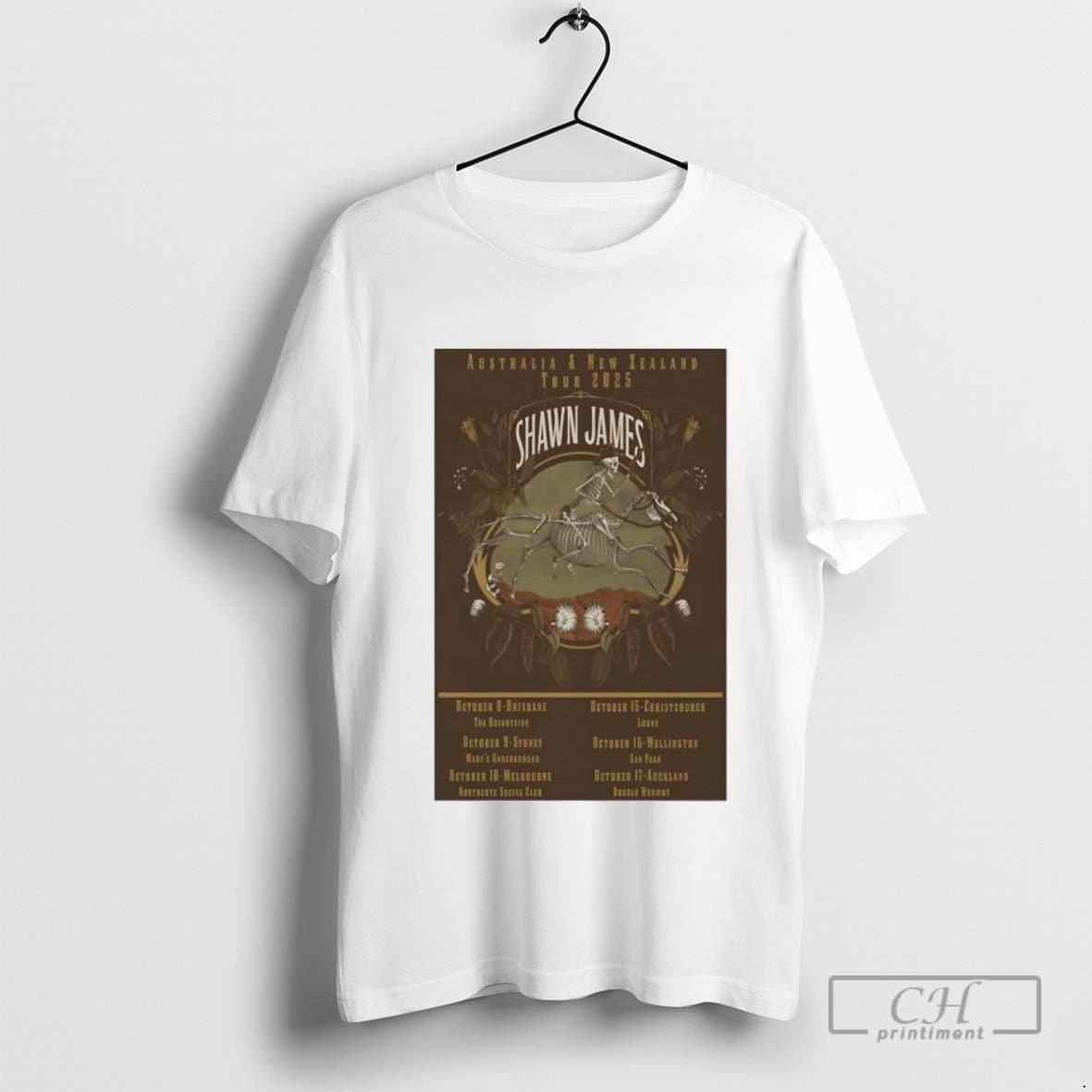 Shawn James October Tour Australia And New Zealand 2025 Tank Top