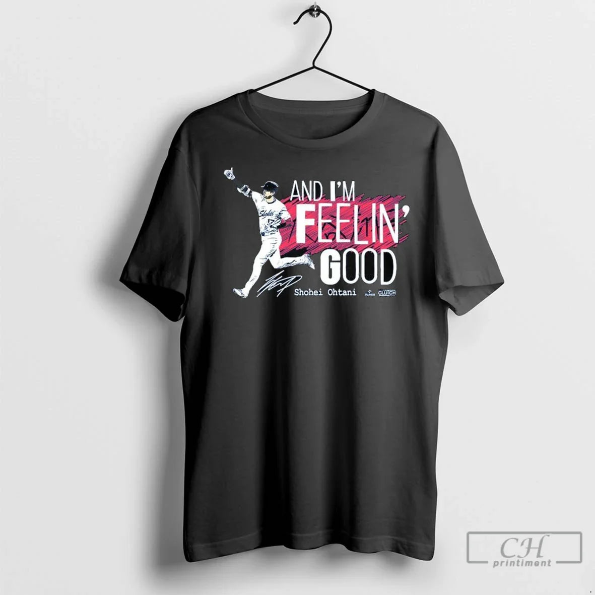 Shohei Ohtani And Im Feelin Good Signature Long Sleve T Shirts Long