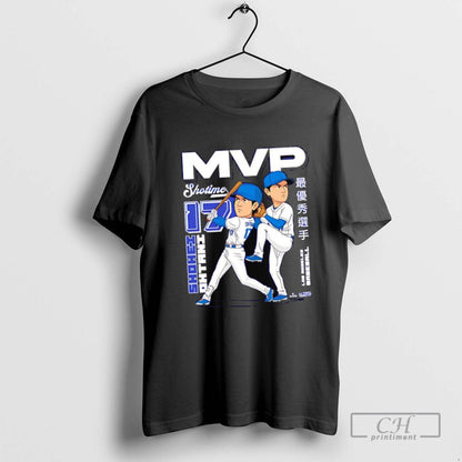 Shohei Ohtani Los Angeles Baseball Dual Shotime Mvp Shirt Modern Look