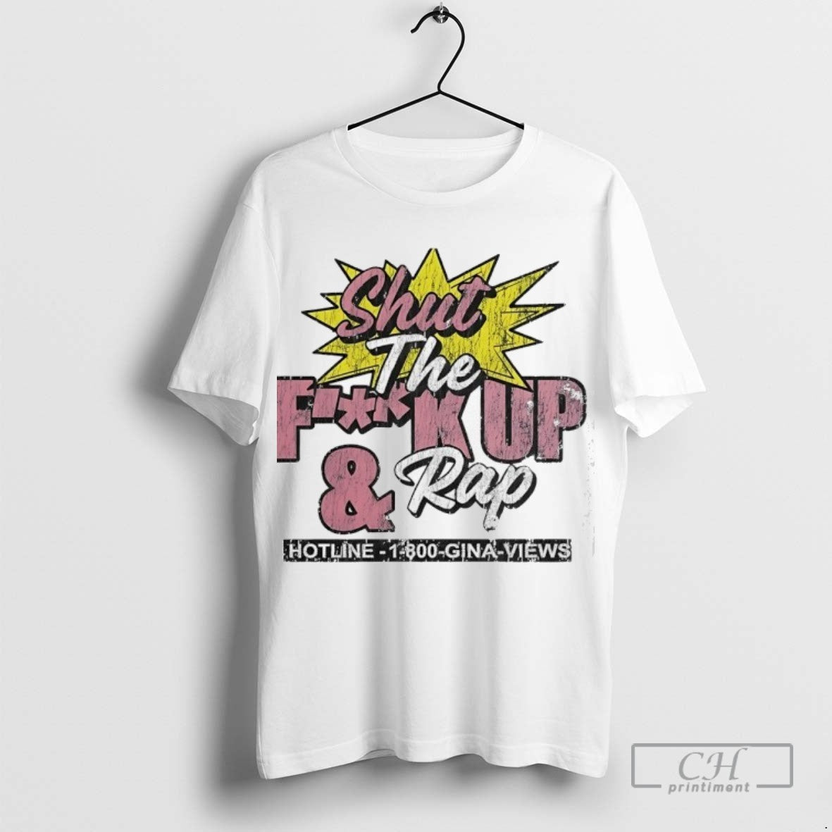 Shut Fk Up And Rap Hotline 1 800 Gina Views Sweatshirt Retro Outfit