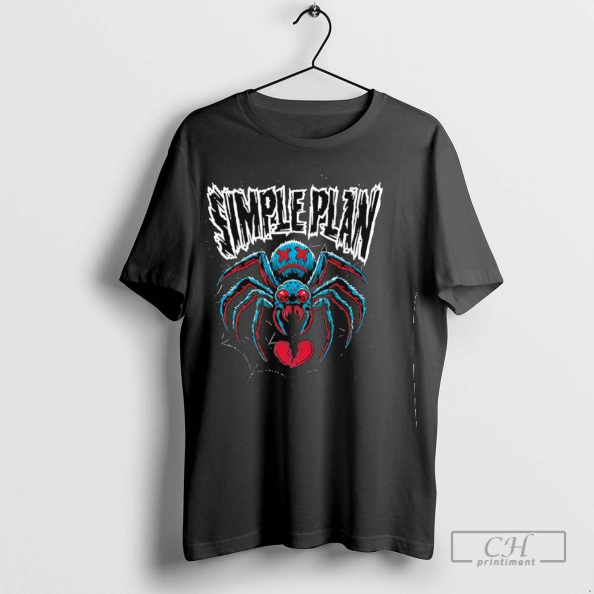 Simple Plan Spider 2025 Sweatshirt Vintage Look