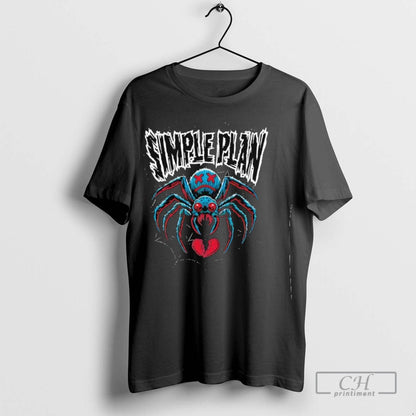 Simple Plan Spider 2025 Sweatshirt Vintage Look