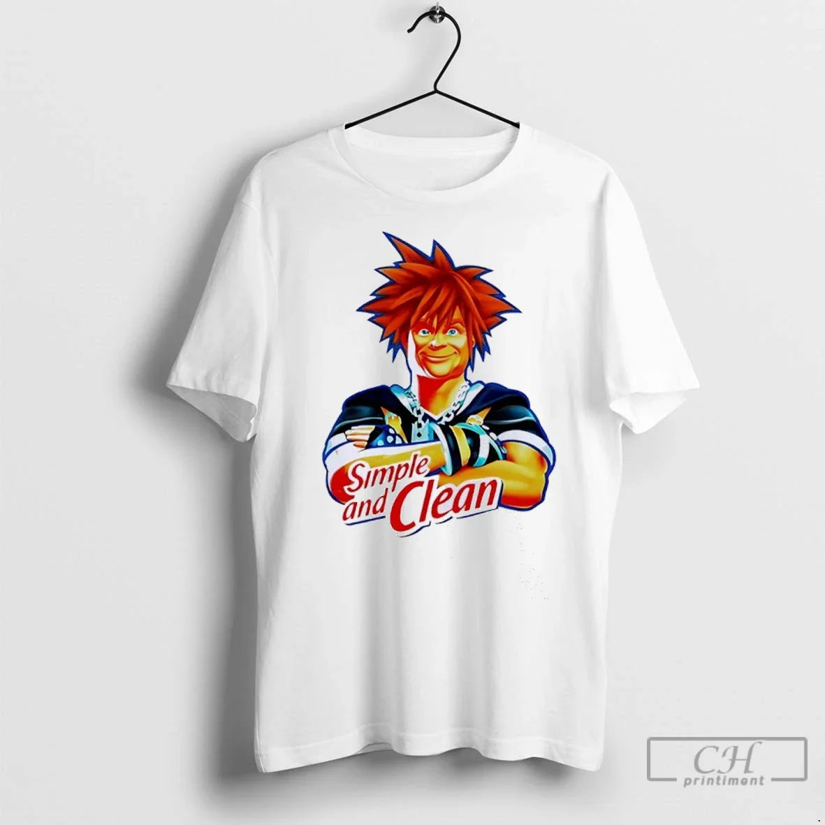 Simple And Clean Kingdom Hearts Mr Clean T Shirts Tee Retro Apparel