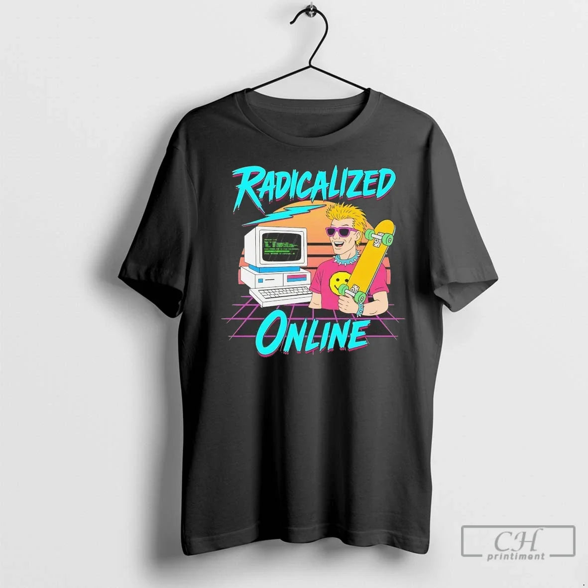 Skating Radicalized Online 80S T Shirts Tee Retro Outfit