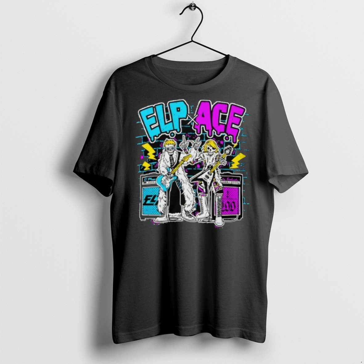 Skeleton Elp X Ace Wrestling T Shirts Sweatshirt Trendy Outfit
