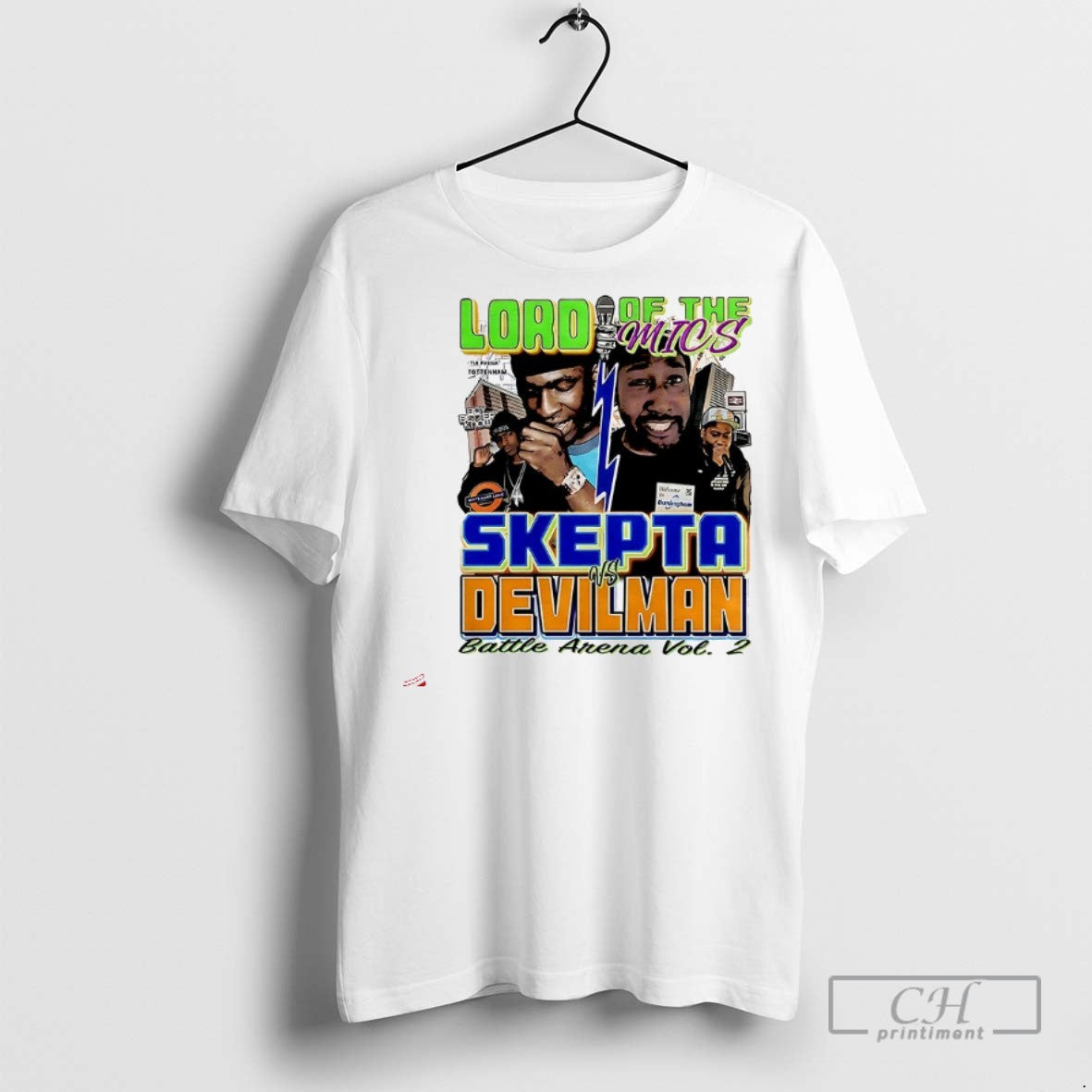 Skepta Vs Devilman Lord Mics Battle Arena Vol 2 T Shirts Sweatshirt