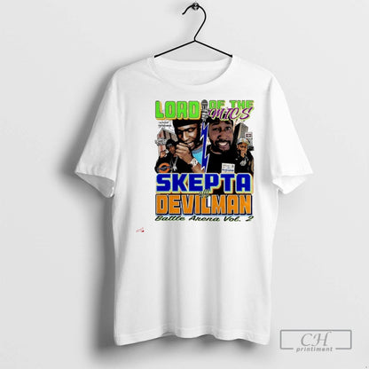 Skepta Vs Devilman Lord Mics Battle Arena Vol 2 T Shirts Sweatshirt