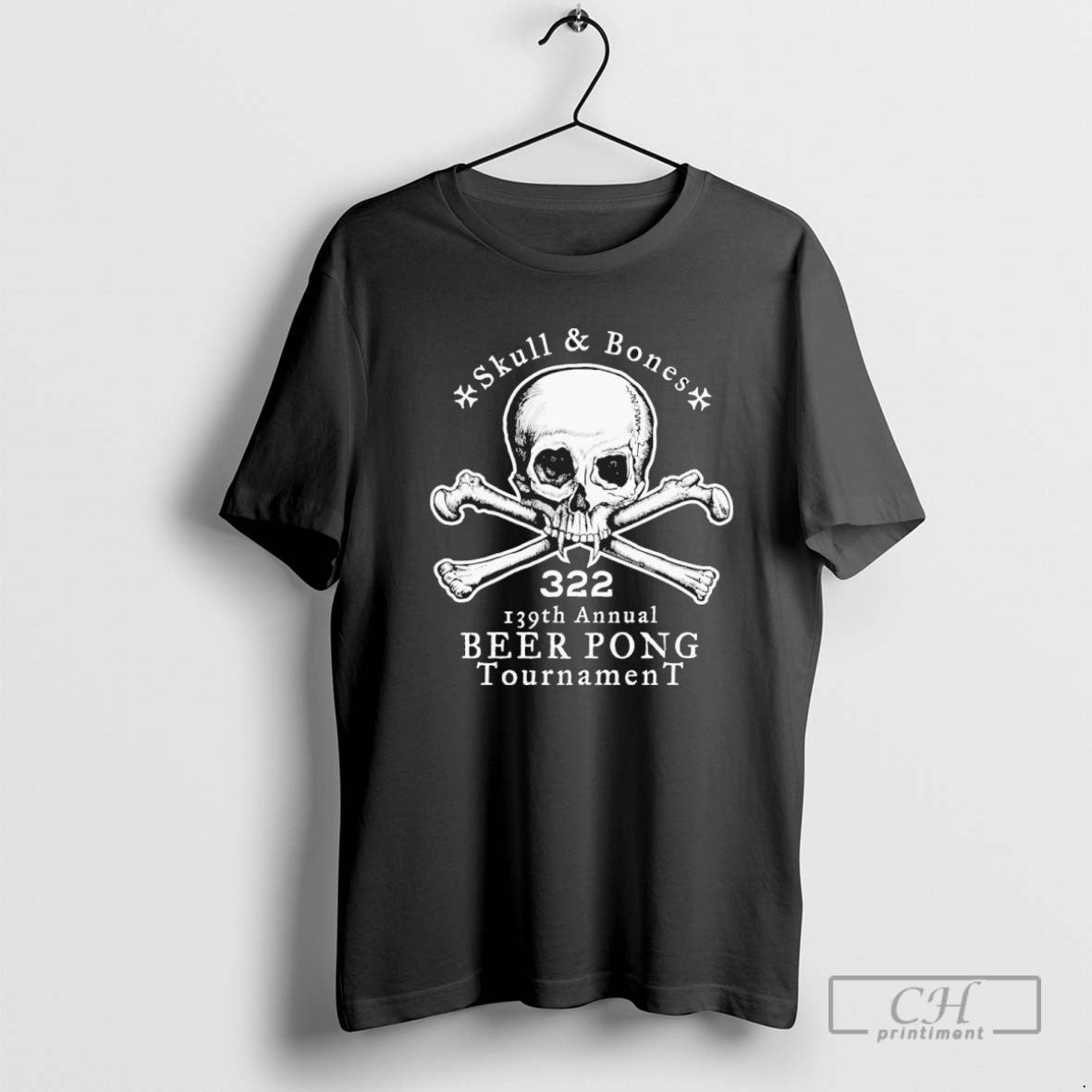 Skull And Bones Illuminati Beer Pong Hoodie Authentic Look
