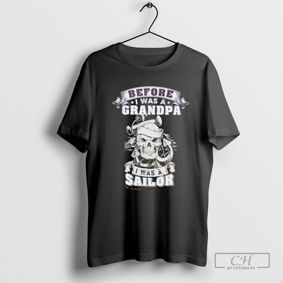 Skull Before I Was Grandpa I Was Sailor Sweatshirt Premium Style