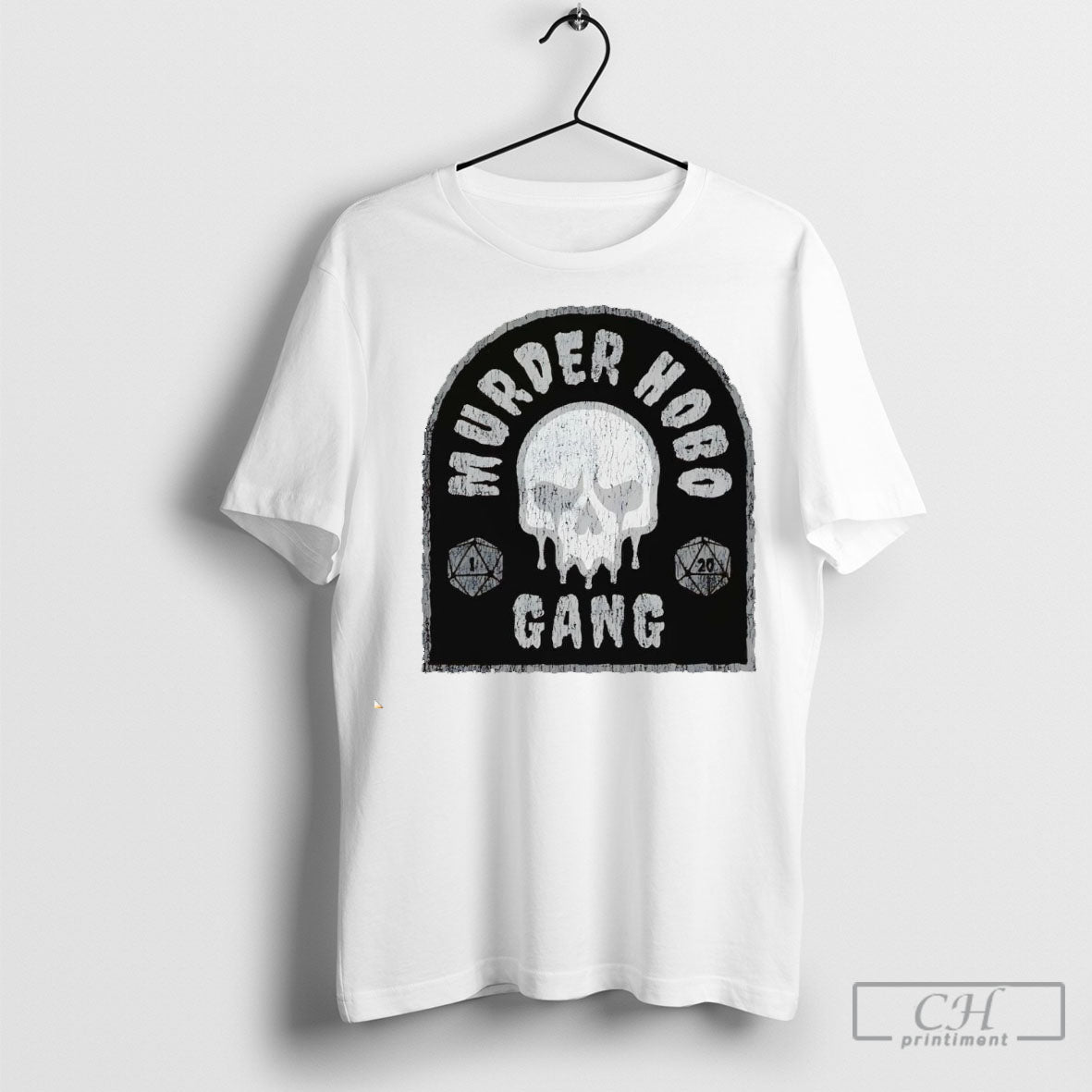 Skull Murder Hobo Gang TShirt Retro Design