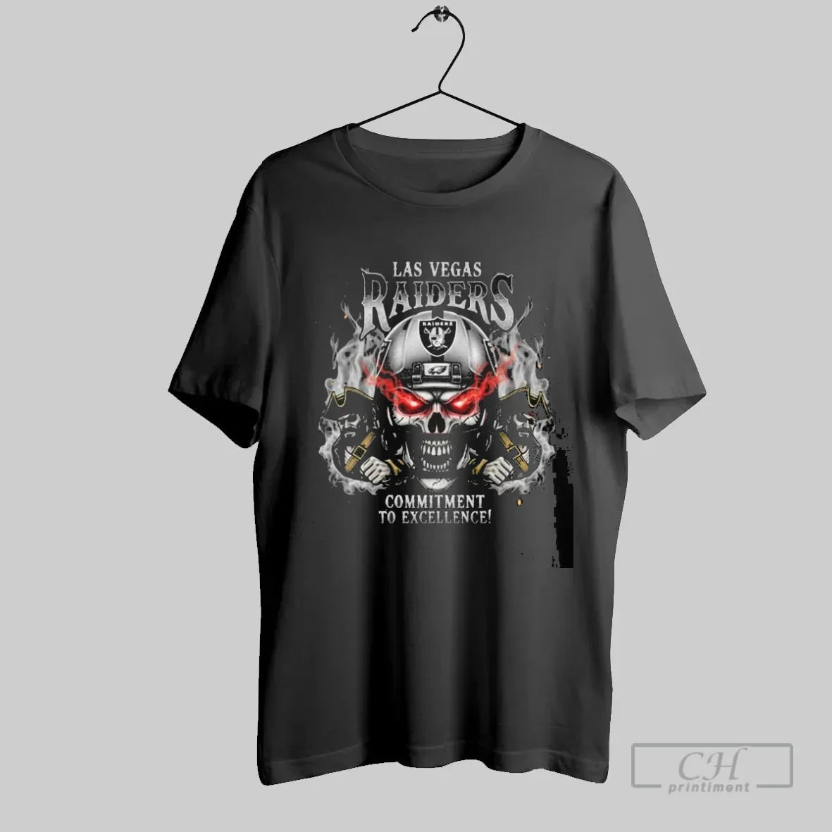 Skull X Las Vegas Raiders Commitment To Excellence Long Sleeve Trendy