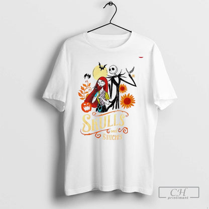 Skulls And Stitches Nightmare Before T Shirts TShirt Stylish Style